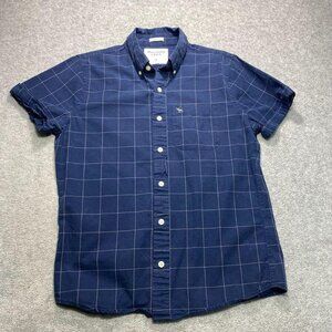 Abercrombie & Fitch Men's Blue Shirt